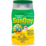 PROTETOR SOLAR E REPELENTE 30 FPS 120ML SUNDAY