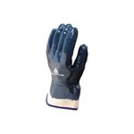 LUVA MALHA NITRILICA AZUL FRENTISTA NI175 T9 DELTAPLUS CA 36466