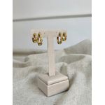 Brinco Argolinha Solaris M Banhada a Ouro