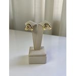 Conjunto Colar e Brinco Ondas Banhado a Ouro