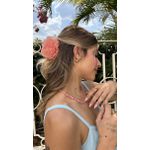 Brinco Esfera Dupla Banhado a Ouro