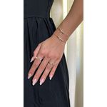 Pulseira Estrela Cravejada Mix Banhada a Ouro