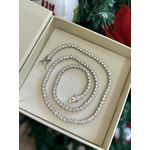 Riviera 3 Pontos Cristal Banhada a Ródio Fecho Joia