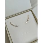 Brinco Earcuff Slim Cravejado