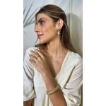 Bracelete Textura Blossom Banhado a Ouro