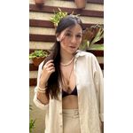 Colar Longo Fecho Frontal Mar Ouro