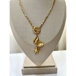 Colar Longo Fecho Frontal Mar Ouro