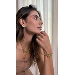 Brinco Ear Cuff Tubo Banhado a Ouro
