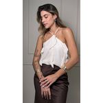 Brinco Botton Verde Banhado a Ouro