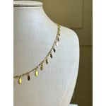 Colar Folhinhas Banhado a Ouro