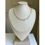 Colar Folhinhas Banhado a Ouro