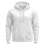 Moletom Canguru Adulto Liso BRANCO - Atacado