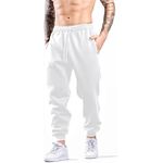 Calça Moletom Adulto Liso BRANCO - Atacado