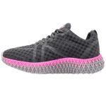 Tênis Asc Ghost 3 Nylon Respirável Academia e Esportes - Cinza e rosa