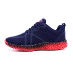 Tênis Asc Ghost 3 Nylon Respirável Academia e Esportes - Azul e Vermelho