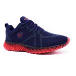 Tênis Asc Ghost 3 Nylon Respirável Academia e Esportes - Azul e Vermelho