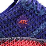 Tênis Asc Ghost 3 Nylon Respirável Academia e Esportes - Azul e Vermelho