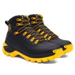 Bota Adventure Caroba - Preto e Amarelo
