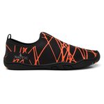 Sapatilhas Aquáticas Unissex Neoprene - preto e laranja