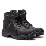 Bota de Segurança Masculina C.A em Couro Legítimo 2191 UnderSports Preto