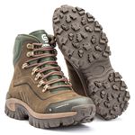 Bota Masculina Adventure Conquest Nobuck Verde