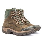 Bota Masculina Adventure Conquest Nobuck Verde