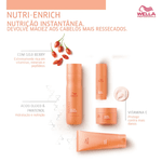 Wella Kit Nutri Enrich Nutrição Shampoo 250ml (4 Unidades)