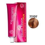 Wella Color Touch Plus 77-07 Louro Médio Intenso Natural Marrom 60g