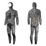 Roupa de Neoprene Viper Fusion Coral Green Open Cell 3,5mm - Pino