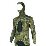 Roupa de Neoprene Viper Fusion Green Open Cell 3mm - Pino