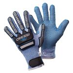 Luva de Neoprene Hex Grip Azul - Cressi