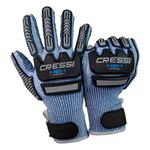 Luva de Neoprene Hex Grip Azul - Cressi