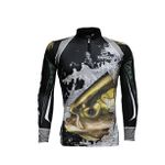 Camiseta De Pesca King Brasil UV 50 - KFF304