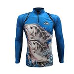 Camiseta De Pesca King Brasil UV 50 - KFF645