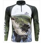 Camiseta De Pesca King Brasil UV 50 - KFF648