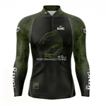 Camiseta De Pesca King Brasil UV 50 - KFF648