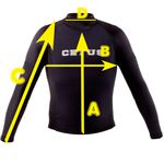 Camiseta Neoprene com Lycra Manga Longa - Cetus