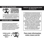 Máscara de Mergulho A1 Anti Fog Filtro Amarelo - Cressi