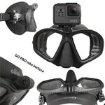 Máscara De Mergulho Click Com Suporte Gopro - Seasub