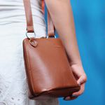 Bolsa de Couro - XODÓZINHA - Chocolate