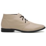 Bota Feminina Oxford Couro Nude - Porto - 240-02