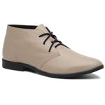 Bota Feminina Oxford Couro Nude - Porto - 240-02