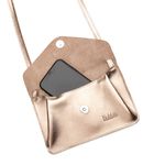 Bolsa de Couro - Carinho - Champagne