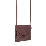 Bolsa de Couro - Carinho - Madeira