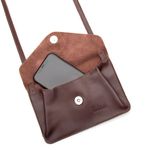 Bolsa de Couro - Carinho - Madeira