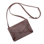 Bolsa de Couro - Carinho - Madeira