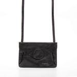 Bolsa de Couro - Carinho - Preta