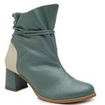 Bota ENCANTAR - Verde Folha e Off White - 596.02