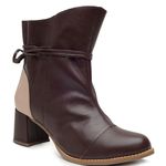 Bota ENCANTAR - Madeira e Nude- 596.02 