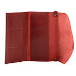 Bolsa CARTEIRA Couro Legítimo Bubblê - Vermelha